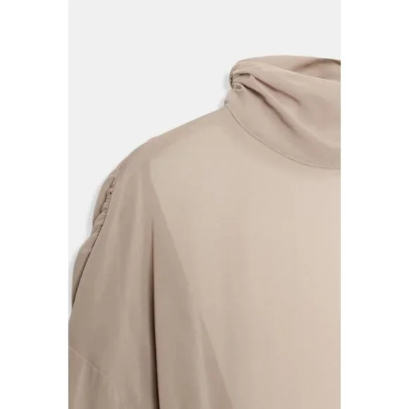 ZARA GEORGETTE BACK BODYSUIT - Picture 8 of 8